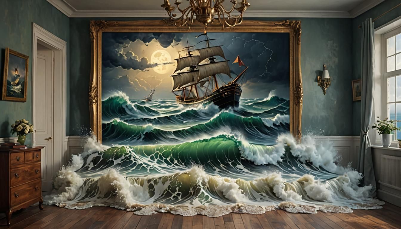 🌊 A ROUGH SEA,  🌊 We are Sailing /Rod Stewart