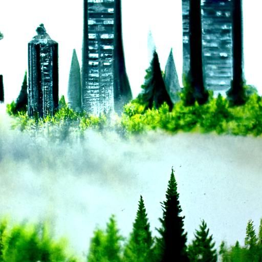Skyscrapers in the forest
