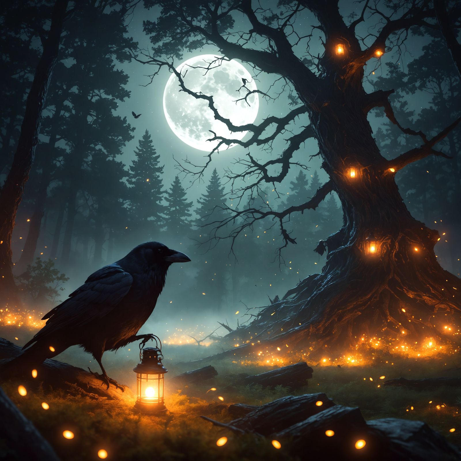 Raven's Beacon in the Darkwoods