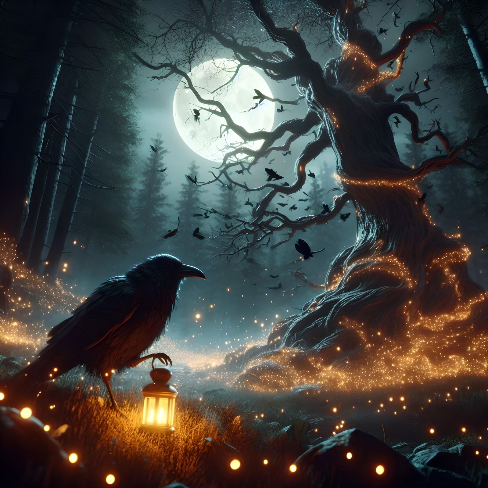 Raven's Beacon in the Darkwoods