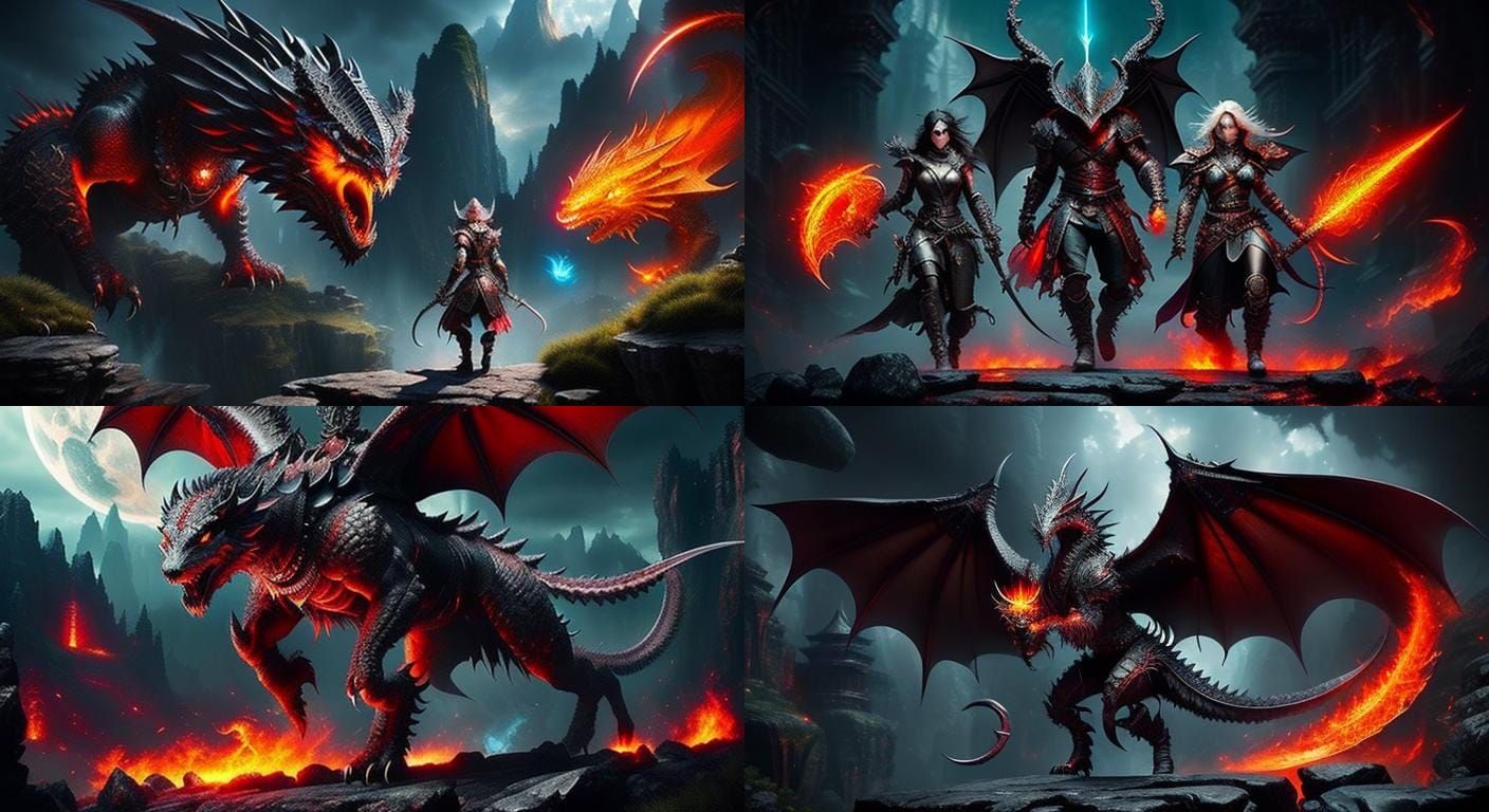 Showdown of Dragon’s Peak 😈🧖🏻‍♂️🧖🏽‍♀️❤️🐉🀄️