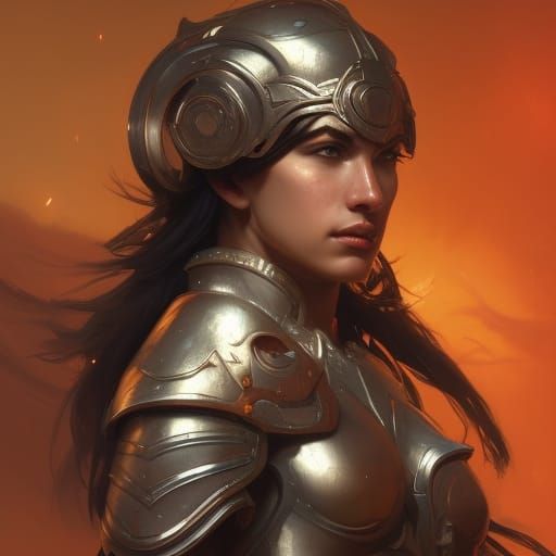 warrior with armor - AI Generated Artwork - NightCafe Creator