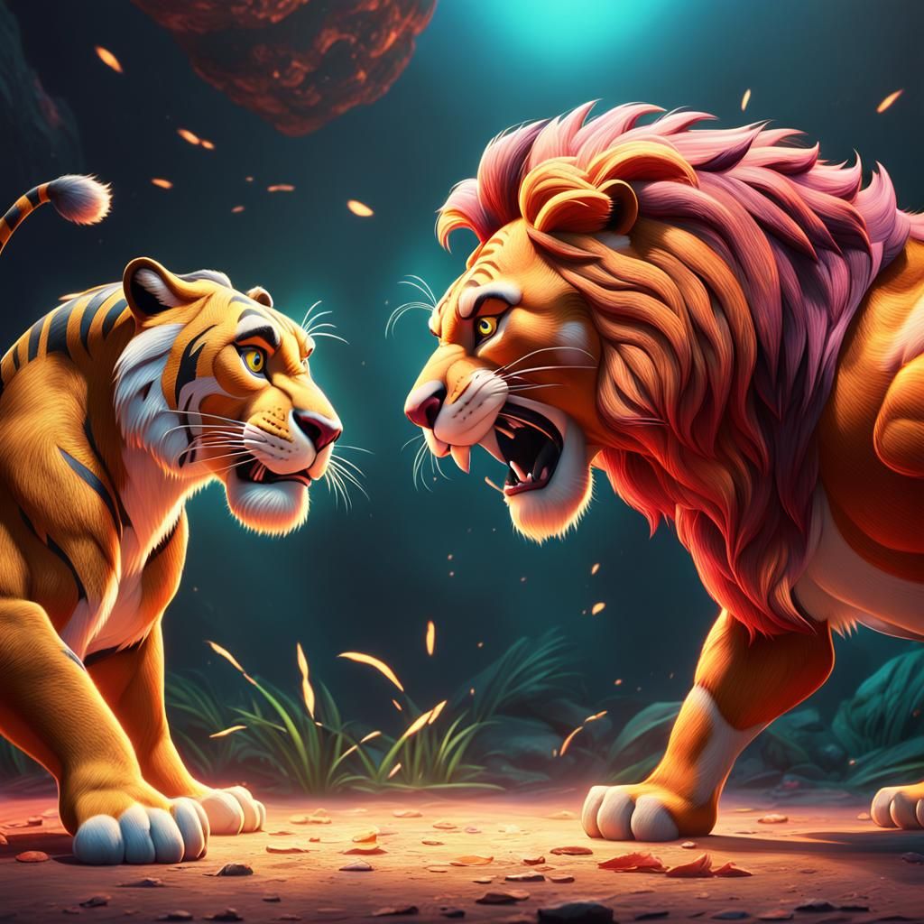 Simba vs Shere Khan 