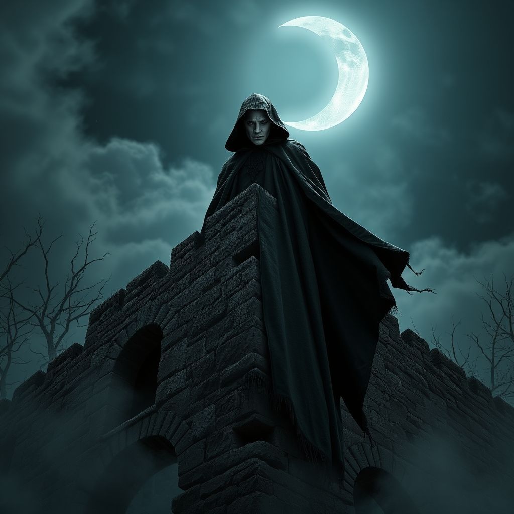 A brooding vampire lord