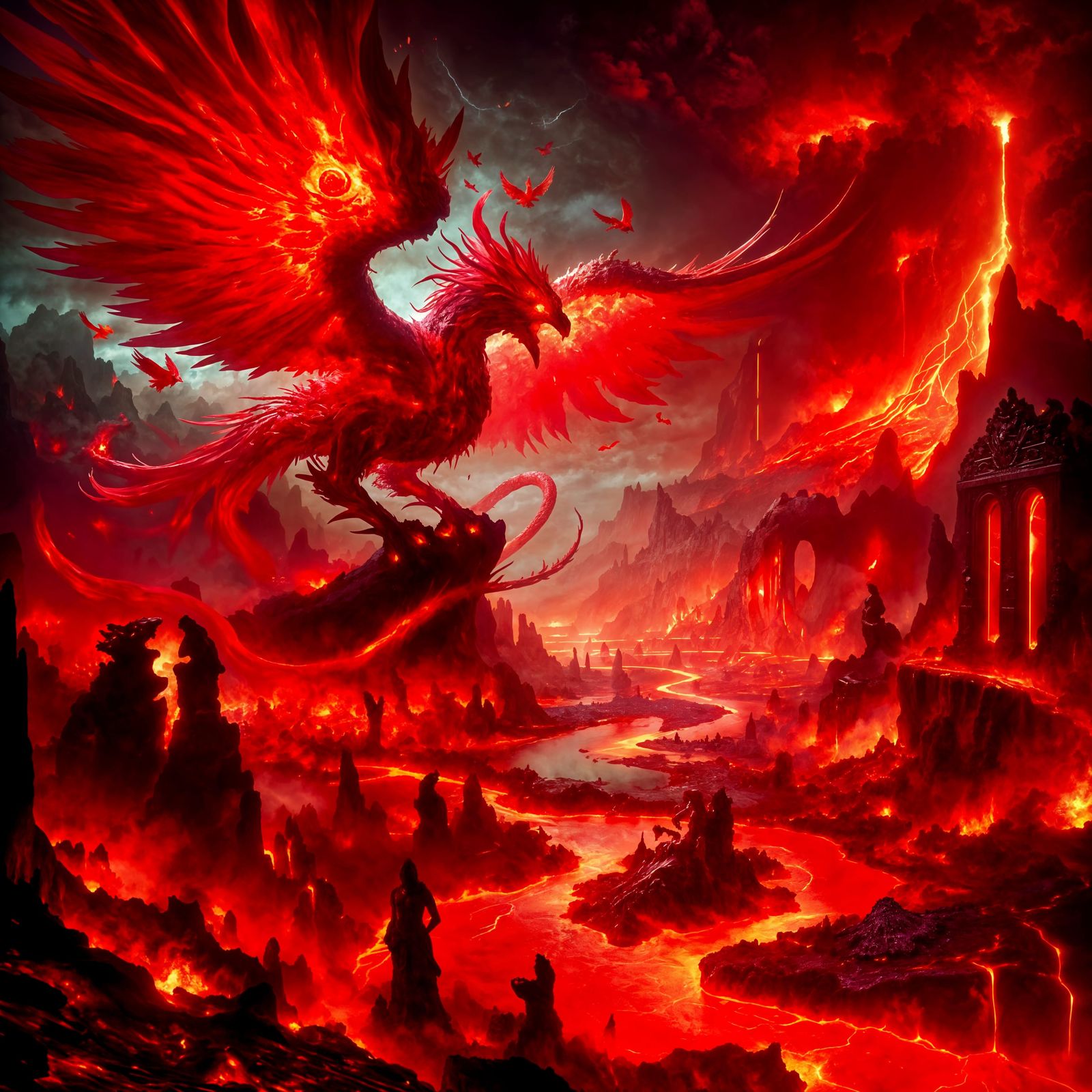 fire-red battlefield   by @Floe Joe 