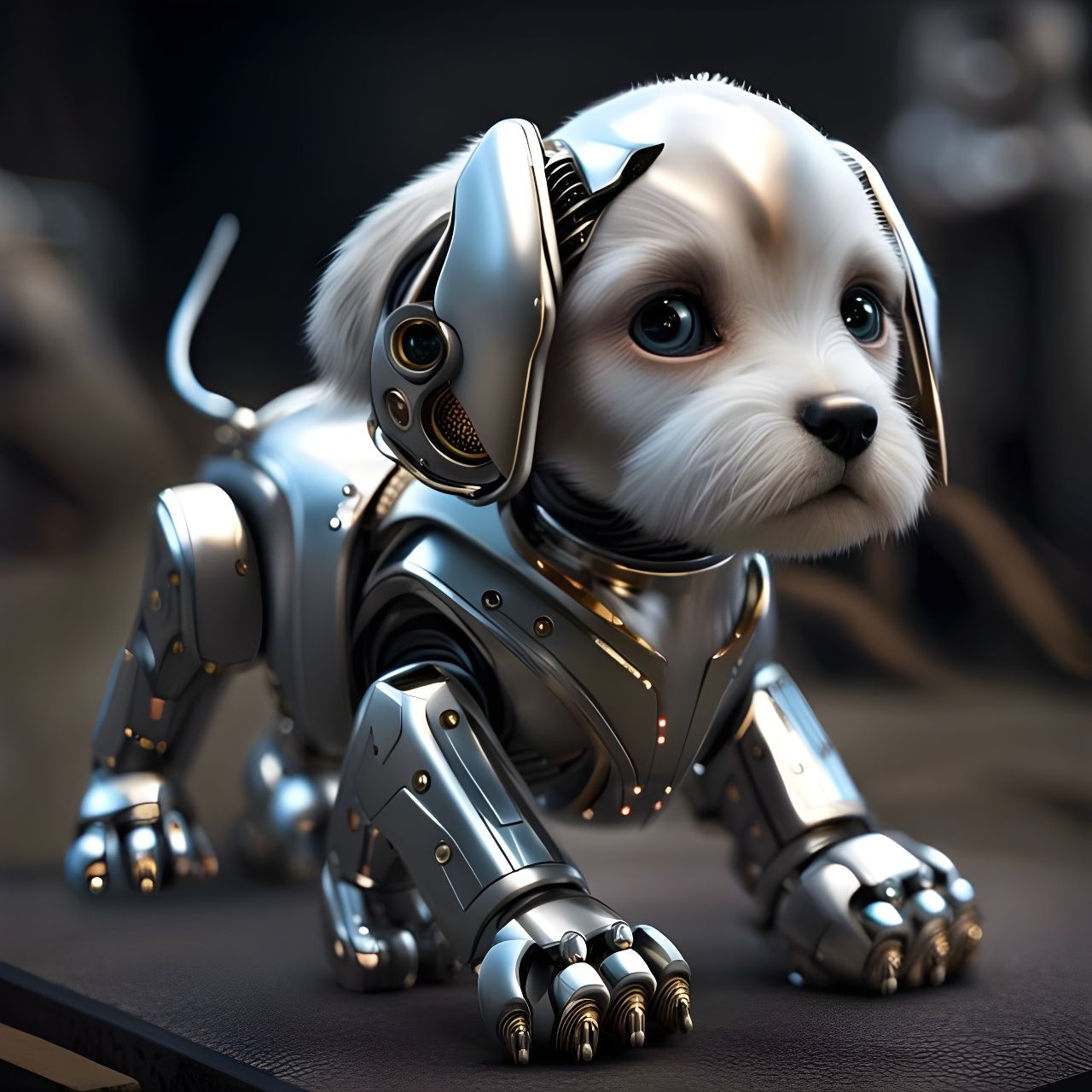 RoboPup  by @Mnemomeon
