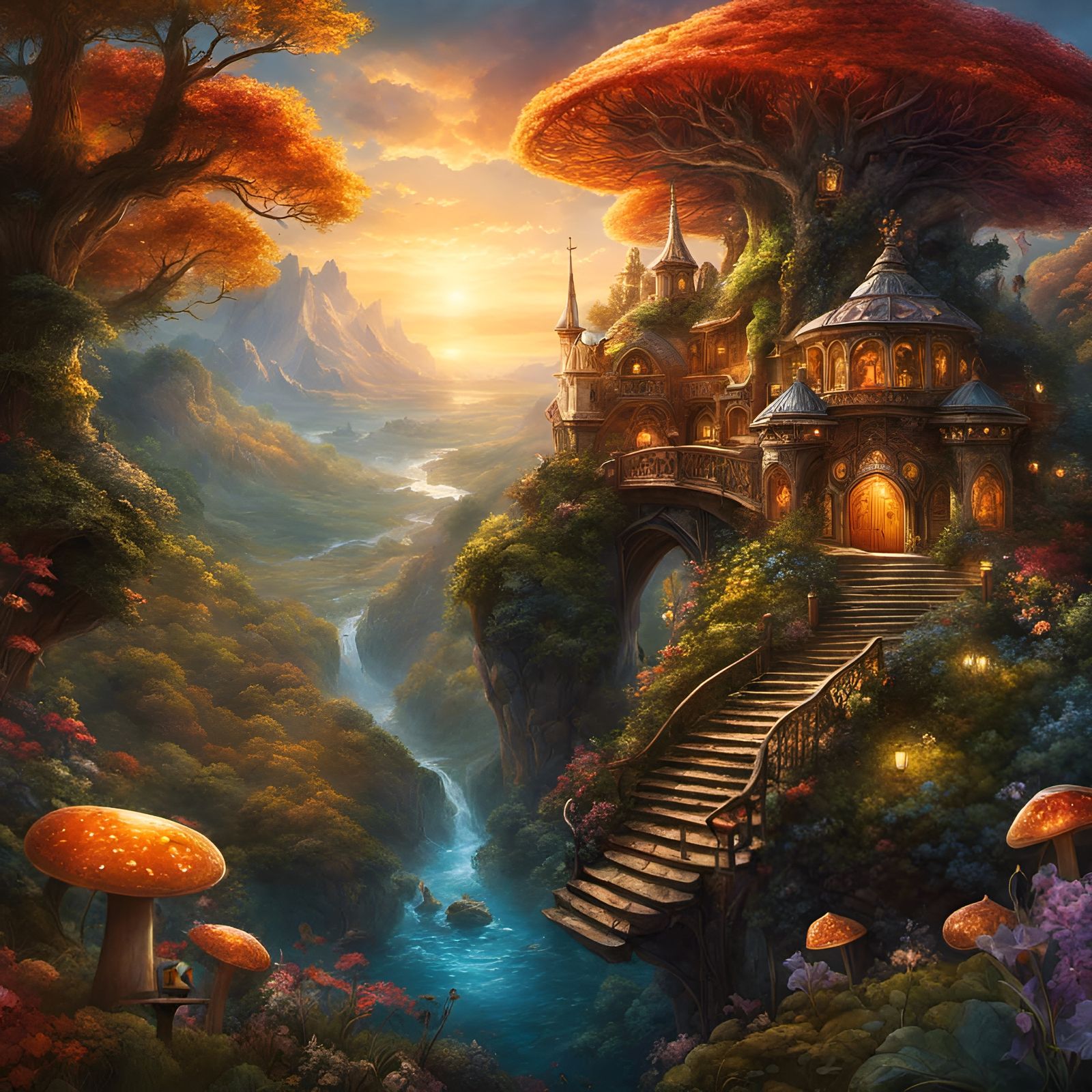 Mystic Mushroom Mansion