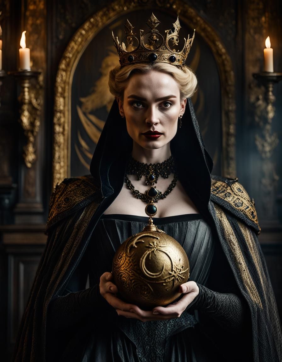 Queen of the night AI Generated Artwork NightCafe Creator