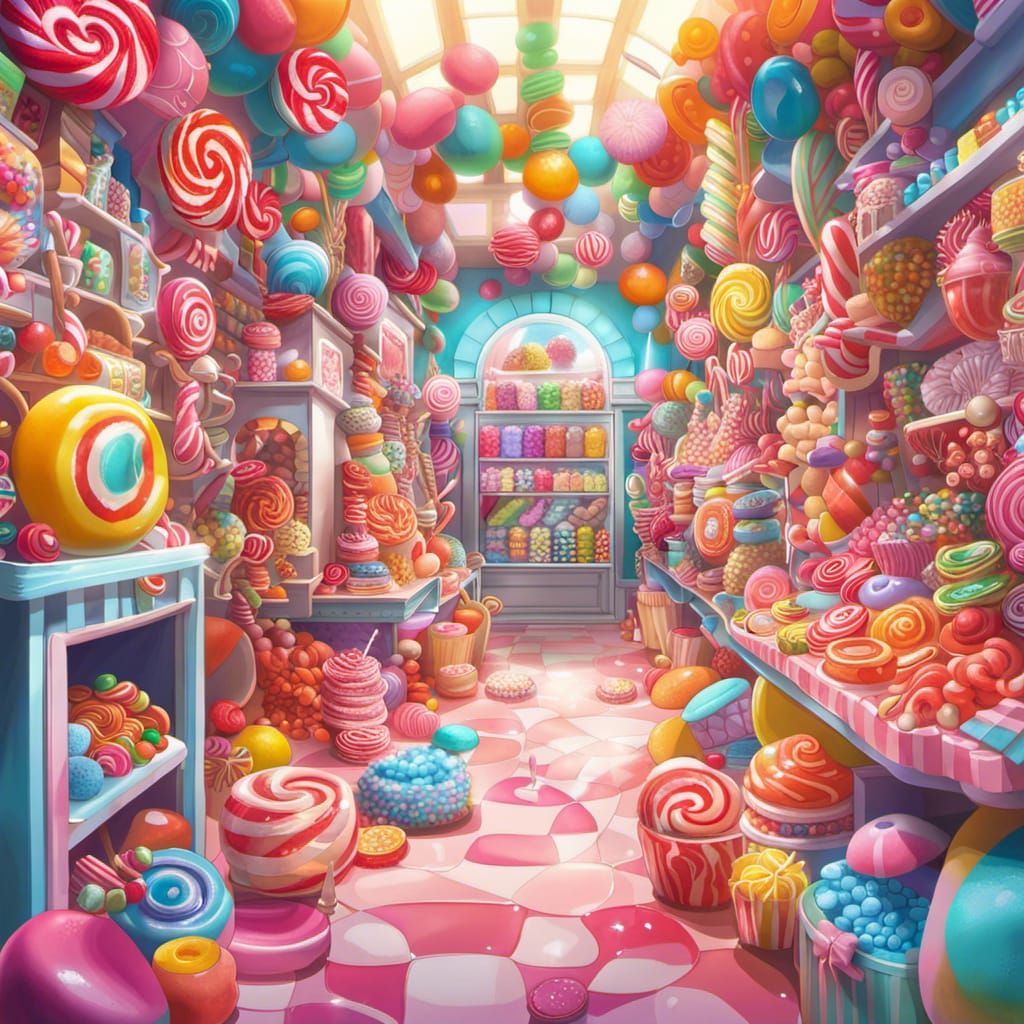 Candyland come to life  by @KRoseCarol