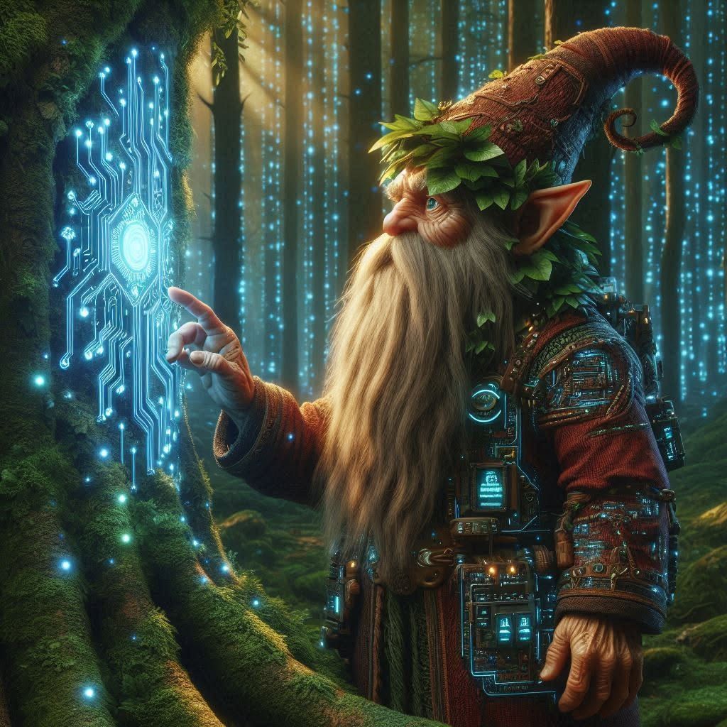 Barry the Biotech Forest Gnome: