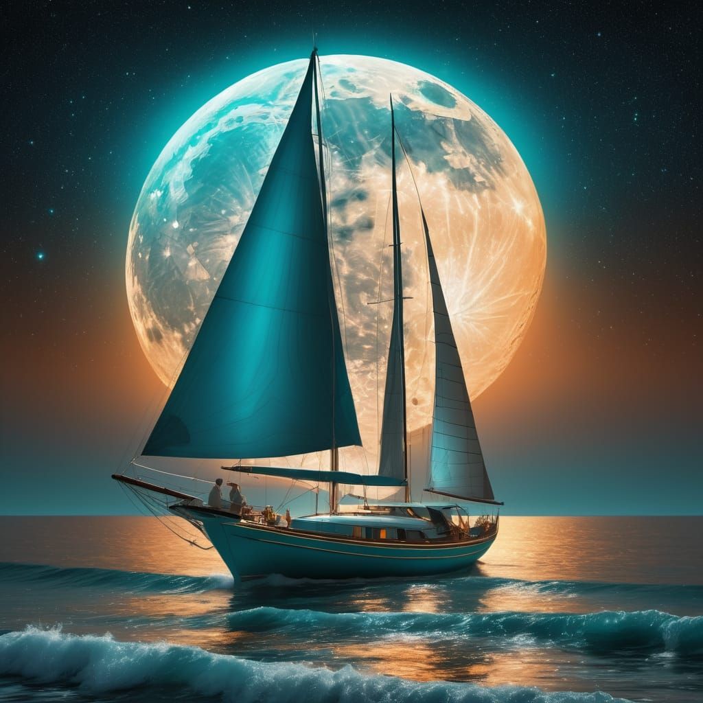 ⛵ Eclat Lunaire en mer ⛵