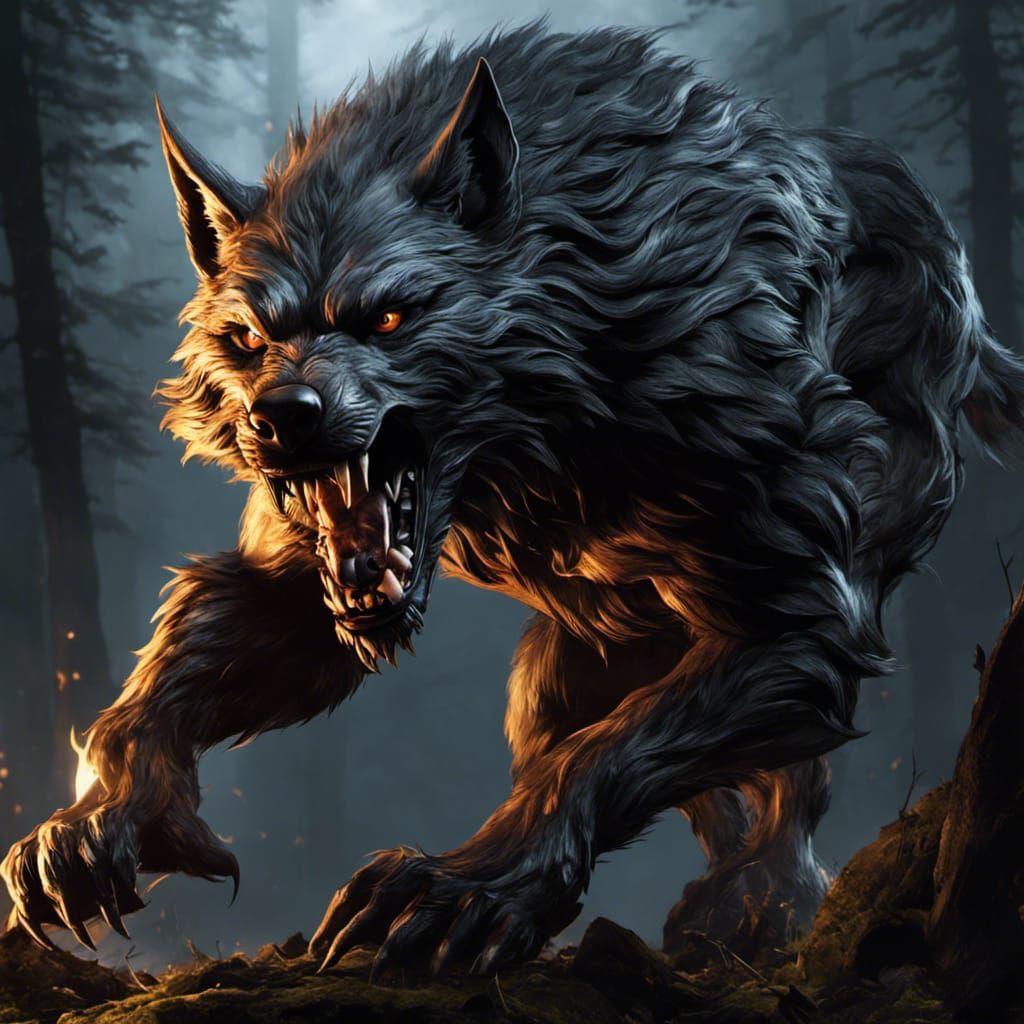 Werewolf - Ai Generated Artwork - Nightcafe Creator