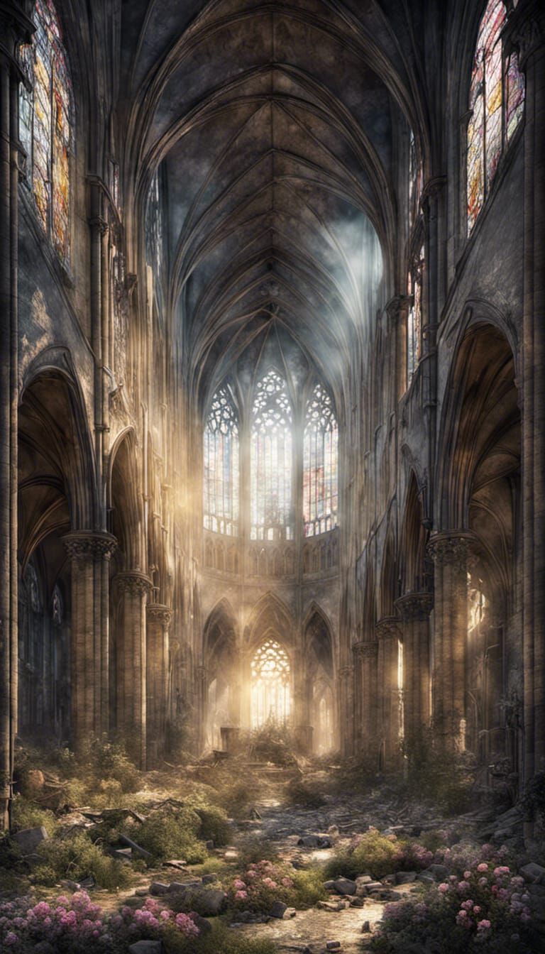 Afterwards: Notre Dame - AI Generated Artwork - NightCafe Creator