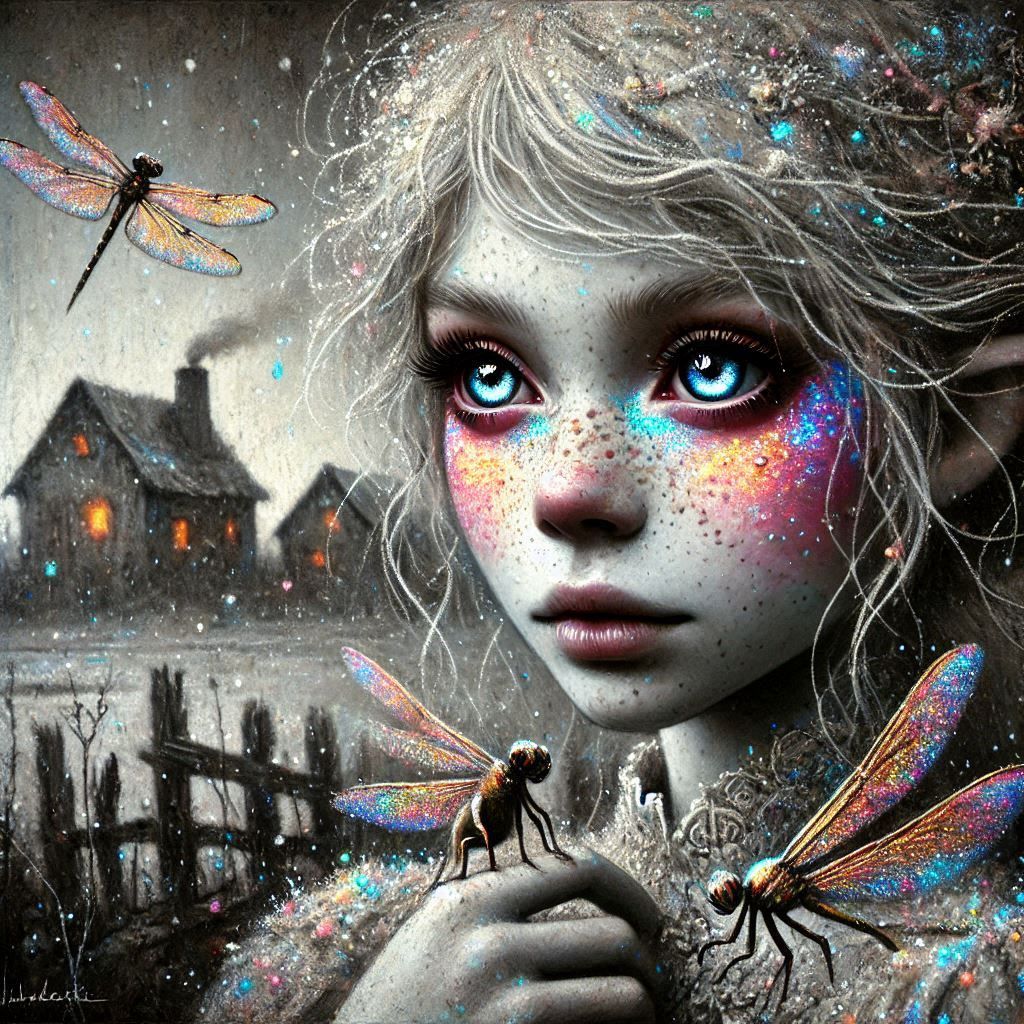 Girl from an abandoned village