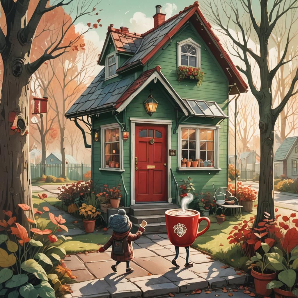 אדון שוקו הולך לבקר חבר שלו