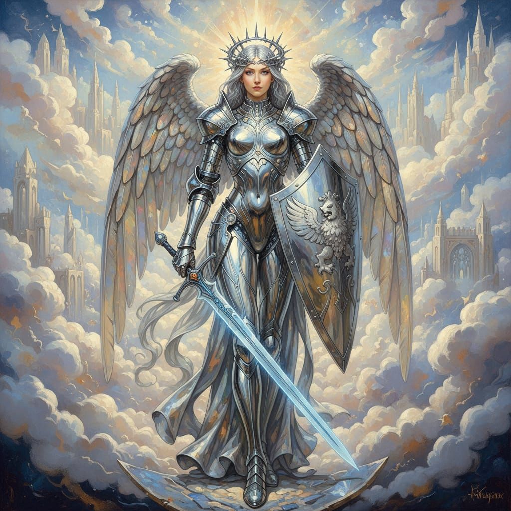 Warrior Angel IV  by @Selenia Darkangel