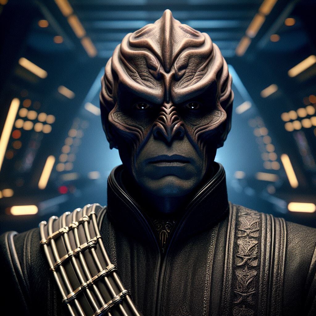 Klingon warrior, Discovery style...