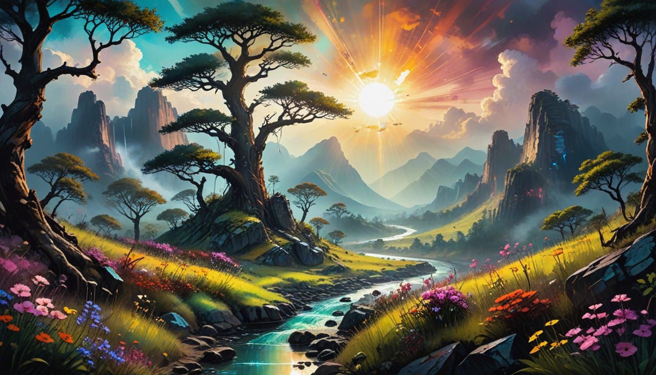 Fantastic Valley  by @Janet Brien