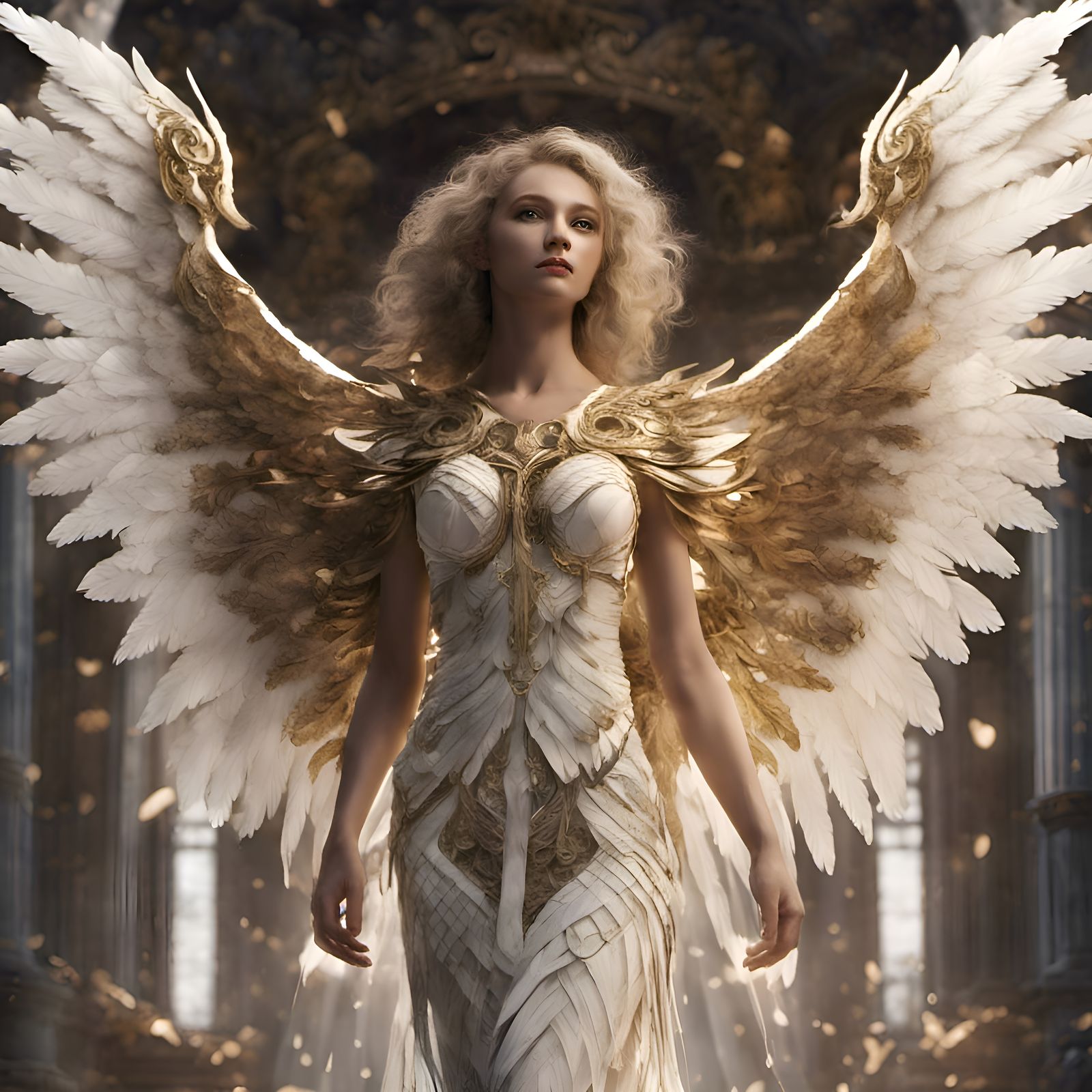 Fantasy Angel Woman  by @Atheist 