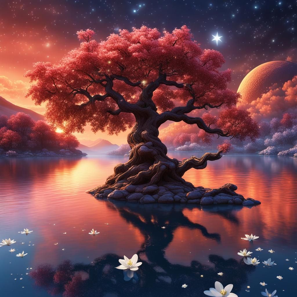 Tree and planet 2