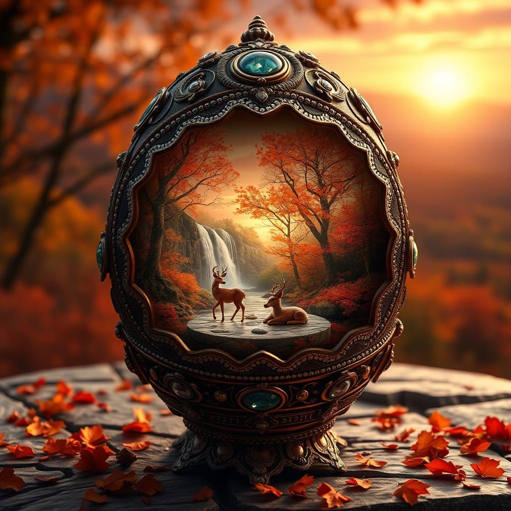 An autumnal forest unveiled   by @Neverland