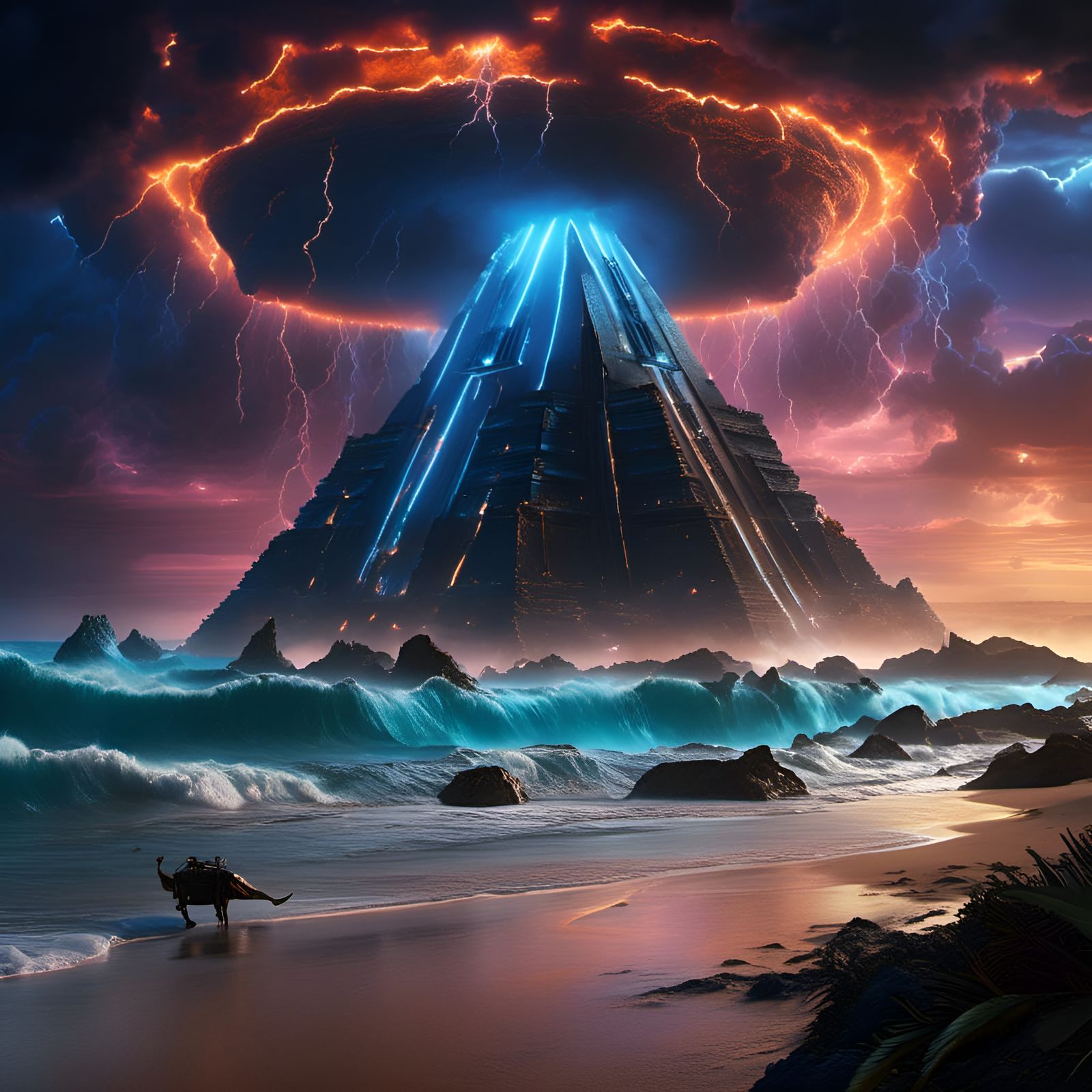 Vortex Birth of the Mystic Pyramid 💠⚡ 🏝 *6x*