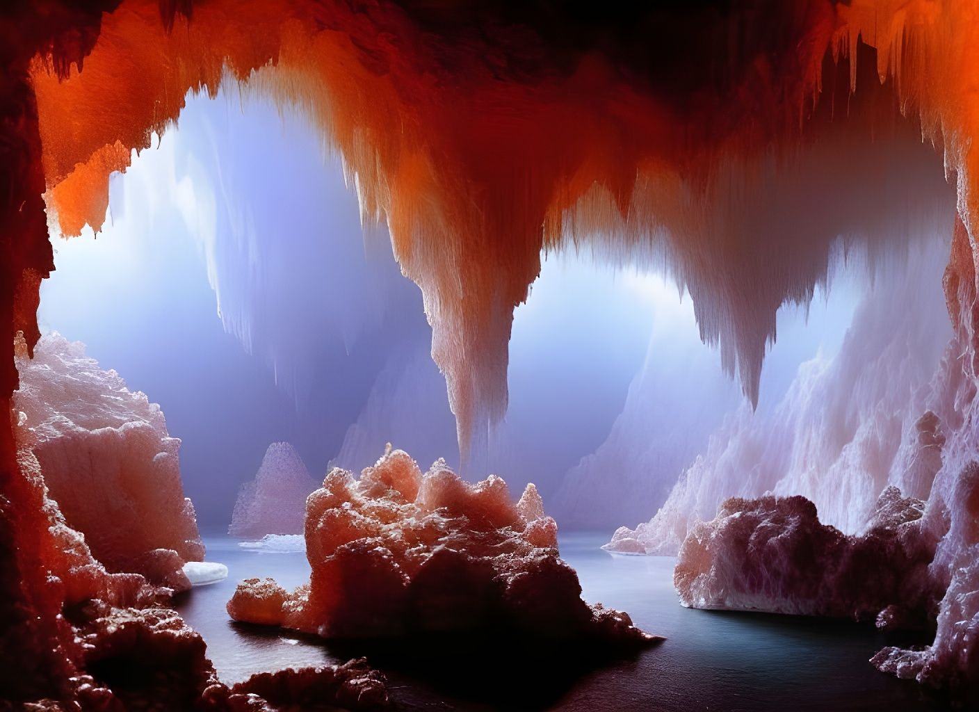 The Sunstone Cave  by @MWDelPin