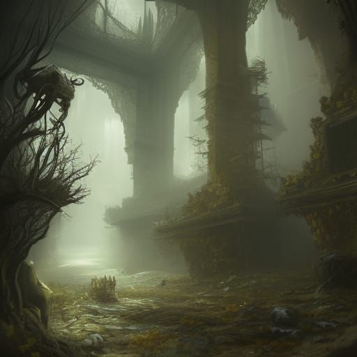 Deathly Run Down Building
