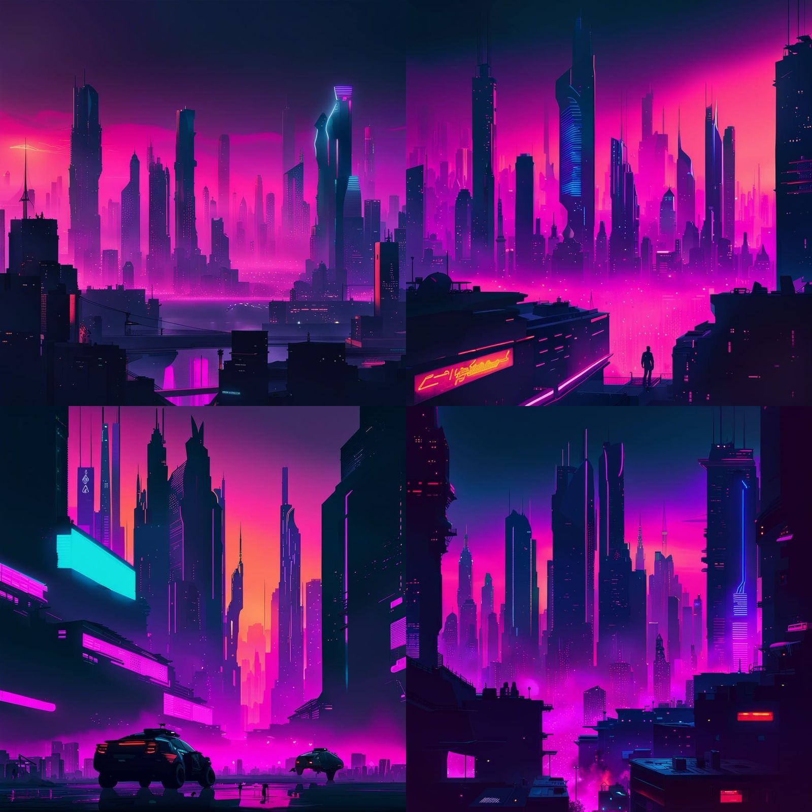 Daybreak city AI Generated Artwork NightCafe Creator