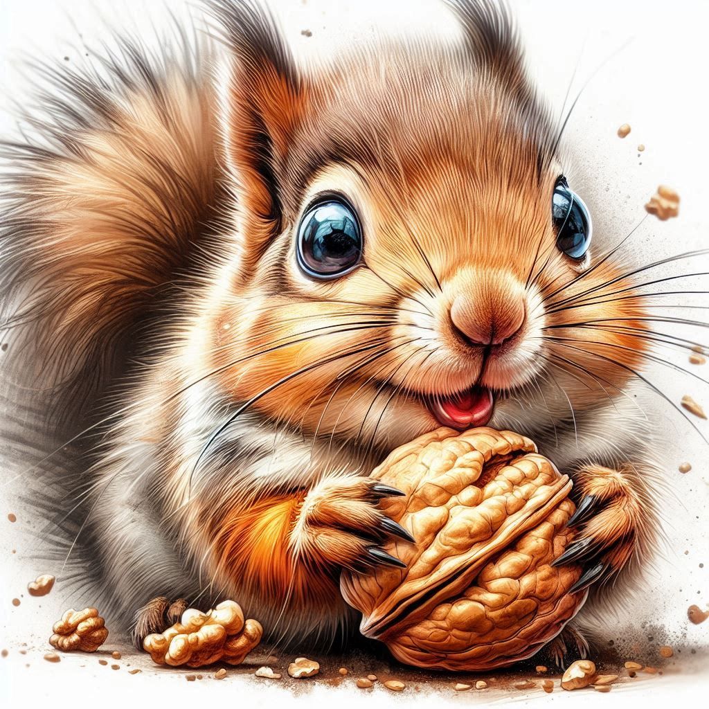 SQUIRREL  by @Margherita