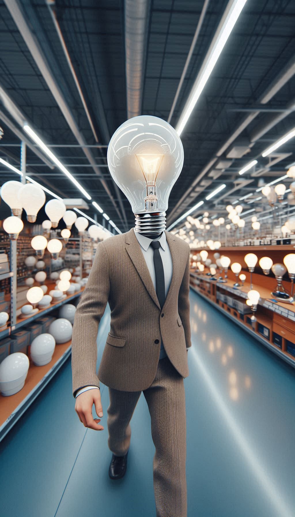 Tête d'ampoule et autres lumières