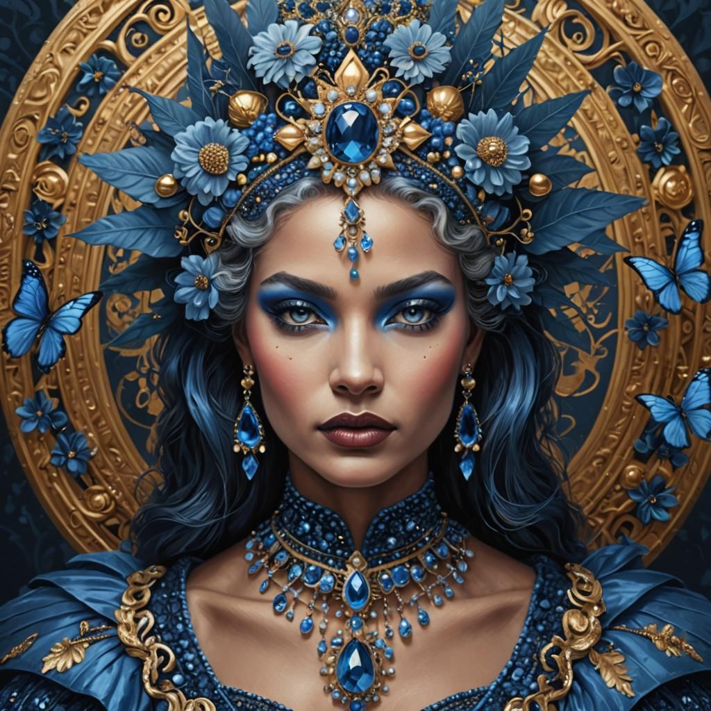 Magnificent Blue Queen