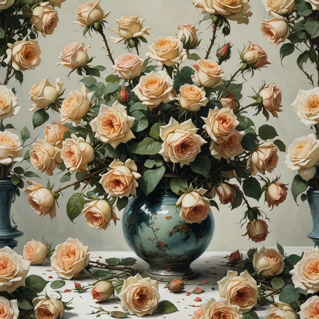 BURST OF ROSES