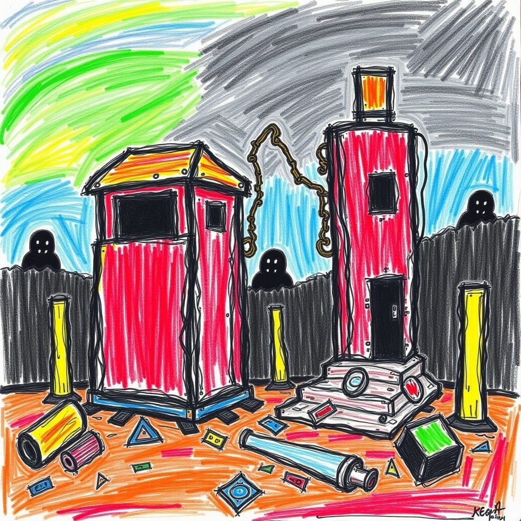  <lora:DysTurbd CryoNz:1.0> Castle Ramparts