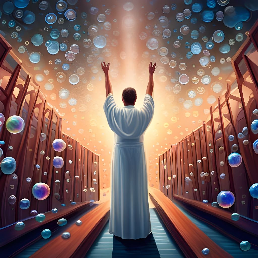 Church of bubbles  by @Erik