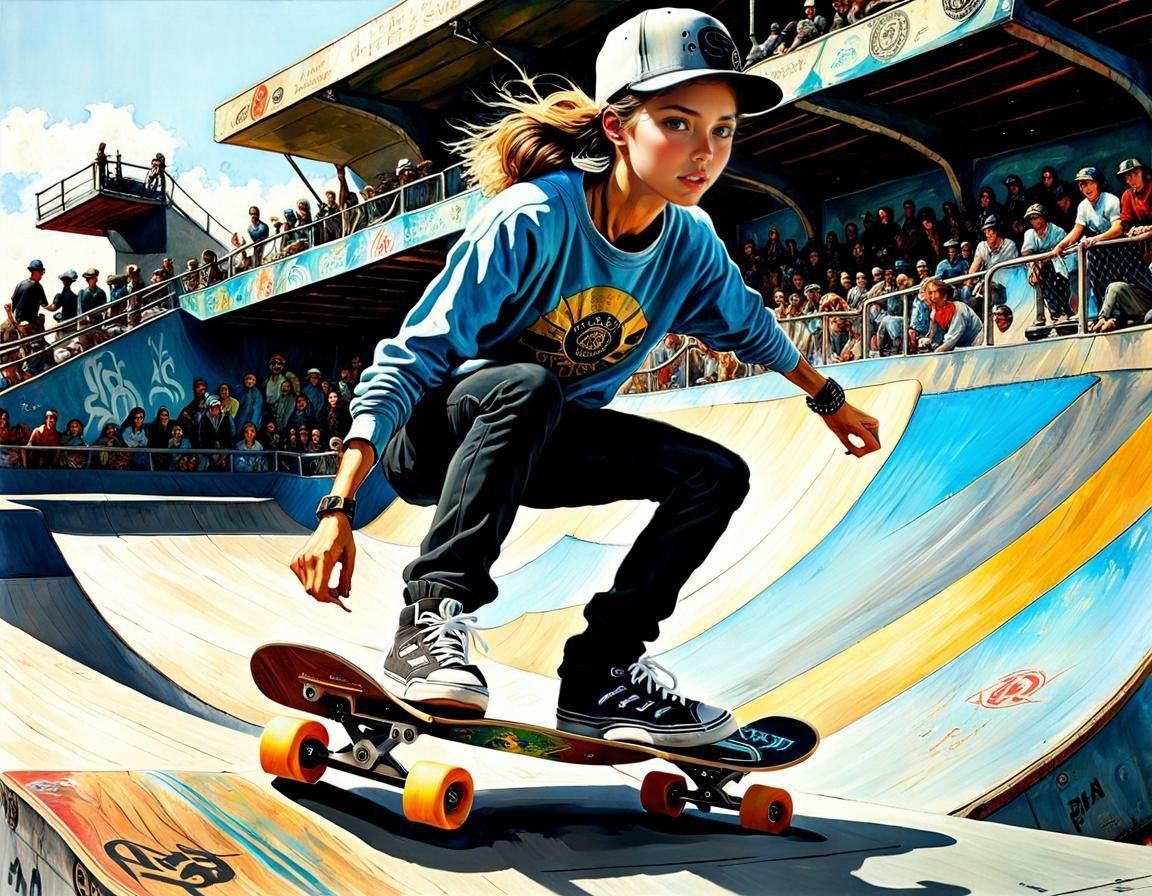 Young skater  by @That cinema teacher