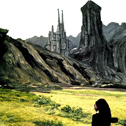 A quiet lady contemplates