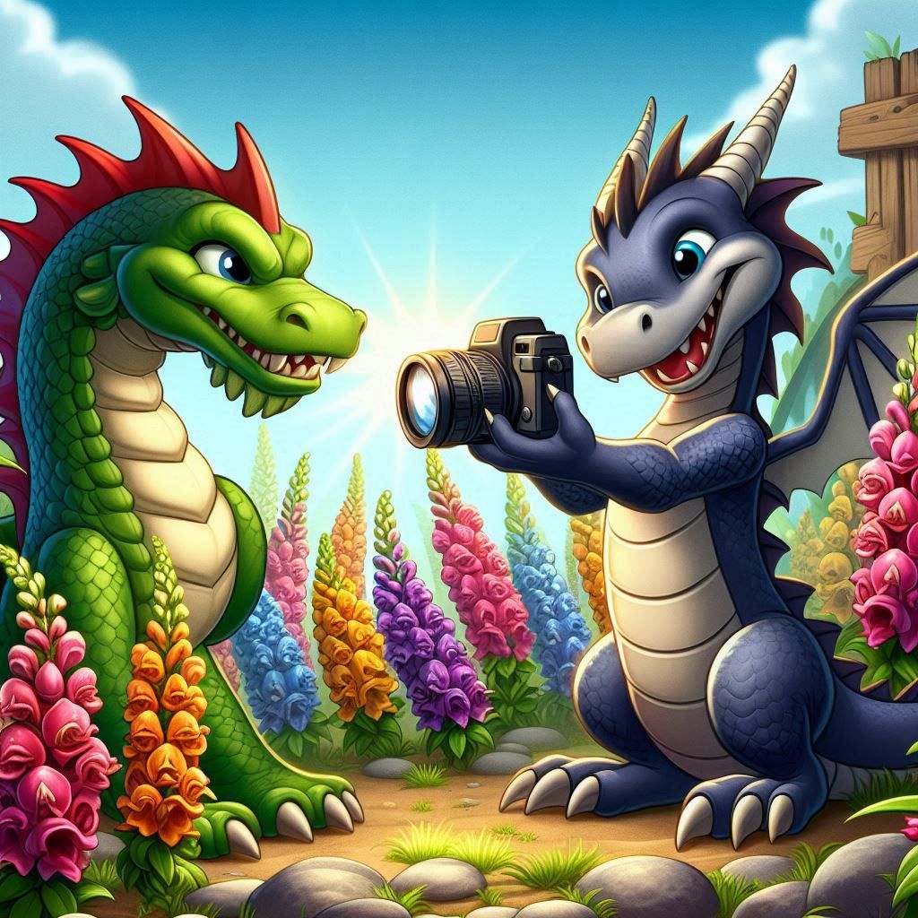 Snapdragon (Antirrhinum plants)