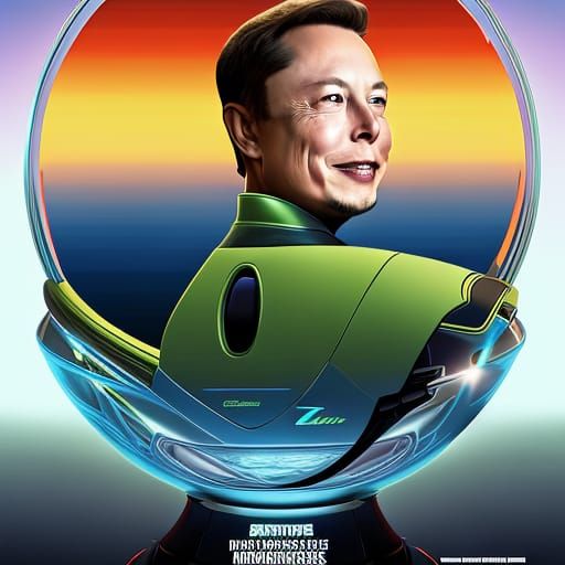 Elon musk magazine Cover