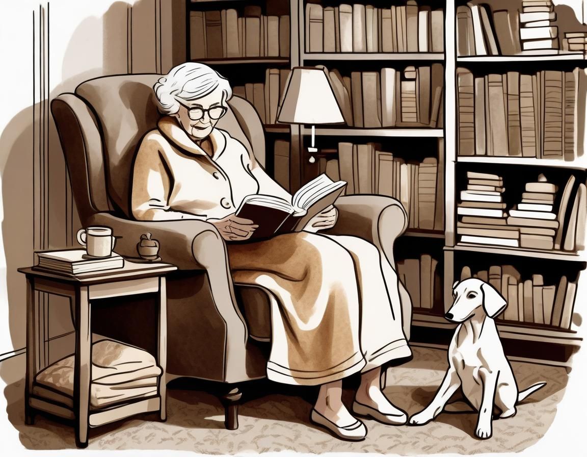 There's nothing like home - the reading woman