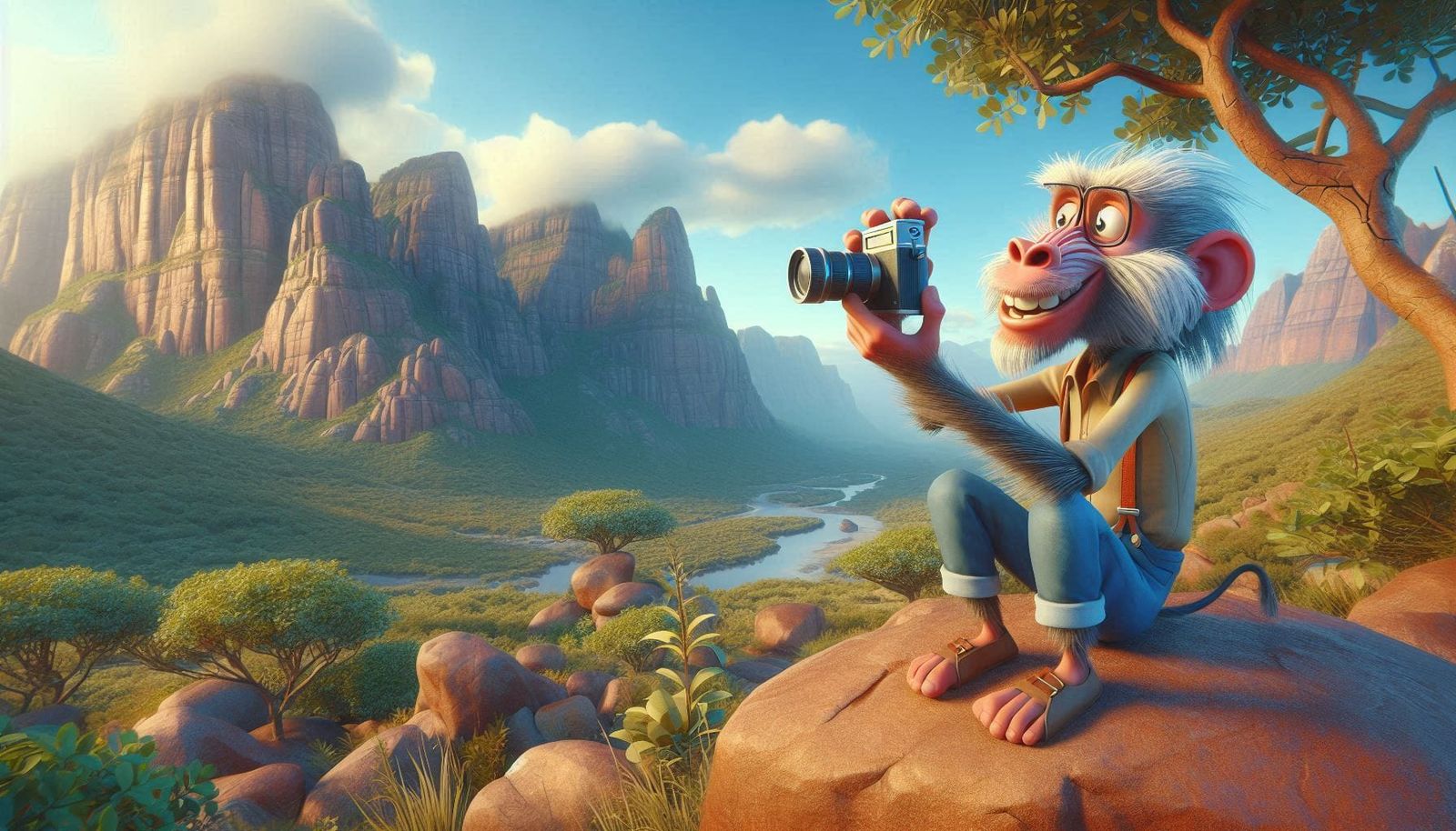 Nuuskierige bobbejane van Magaliesberg 🐵 06