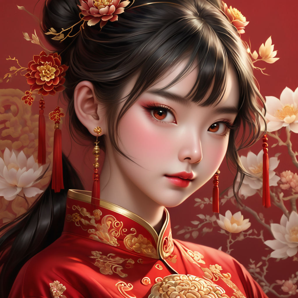 Beautiful young Chinese girl