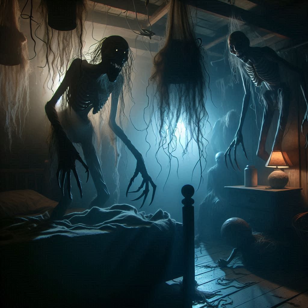 A haunted bedroom