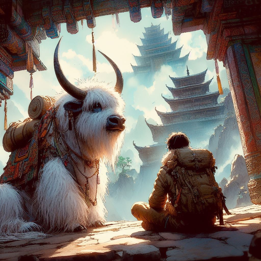 Resting after a long journey