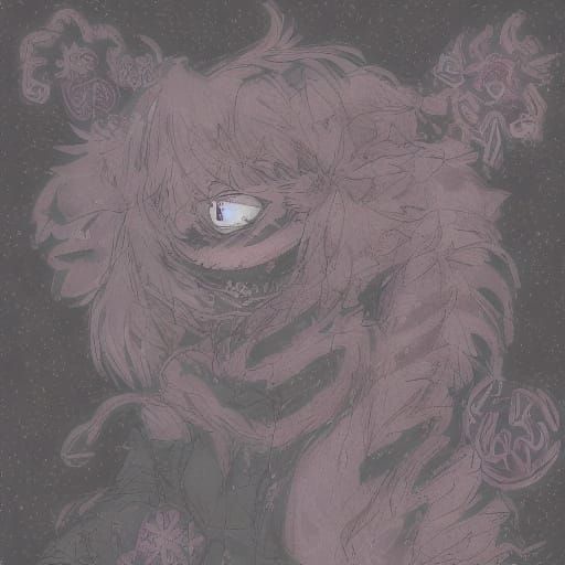 Surreal Anime Landscape in Japanese Manga Style