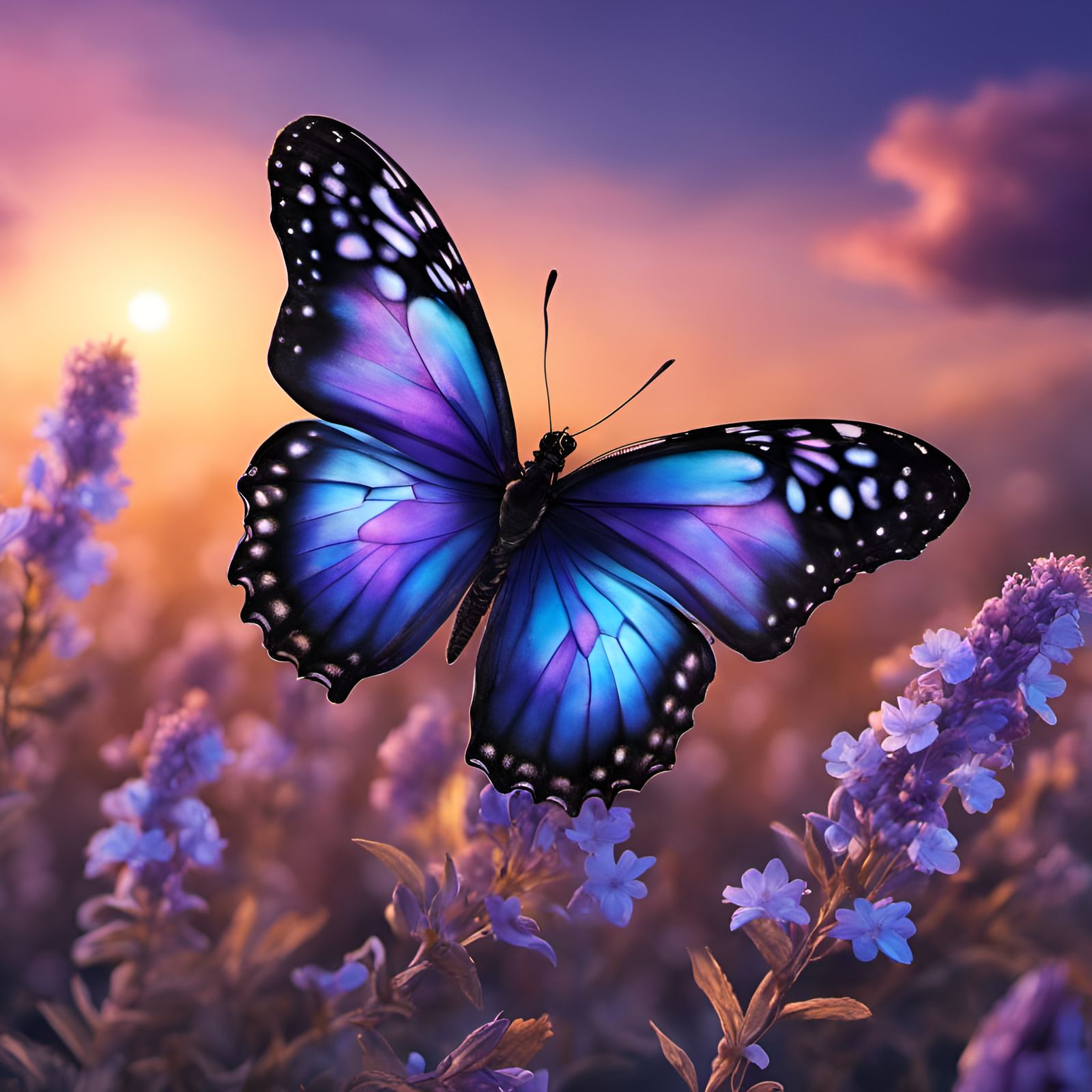 Soaring Majestic Butterfly   by @Shortcake 