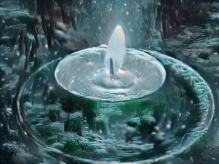 Winter candle