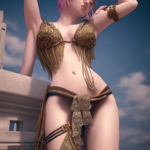 feminine clothing. Intricate detail.