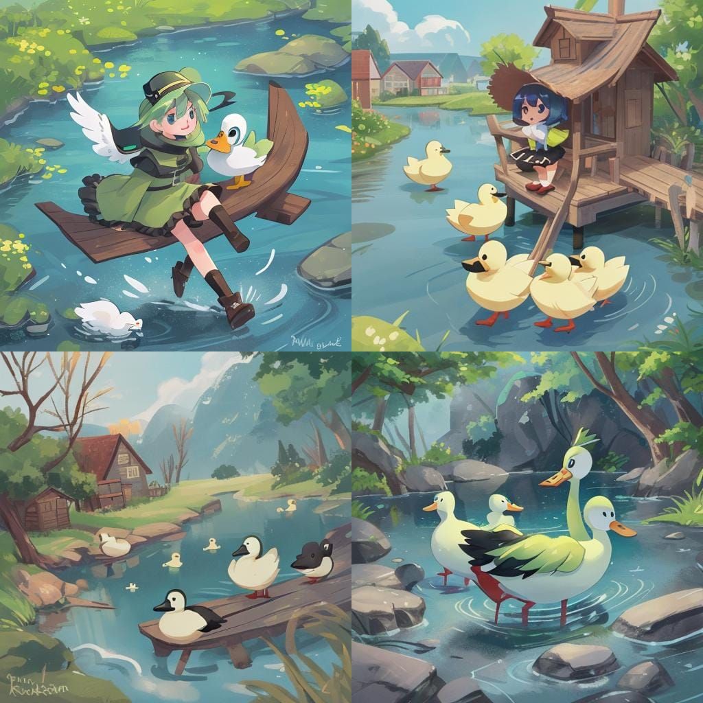 AI Ducks: A Simple Image Generation