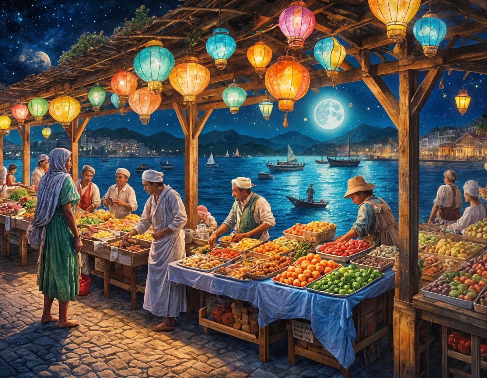 Night Market by the Sea  by @YYZ-5050